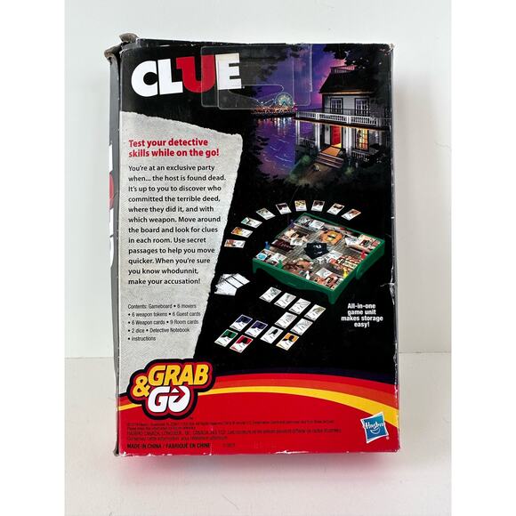 For Pieces Clue Grab and Go Hasbro Gaming, 2014 - Picture 3 of 6